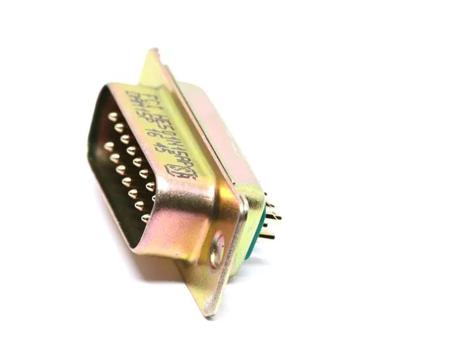DAM15P Amphenol Communications Solutions DM 15 Way Cable Mount D-sub Connector Plug, 2.74mm Pitch