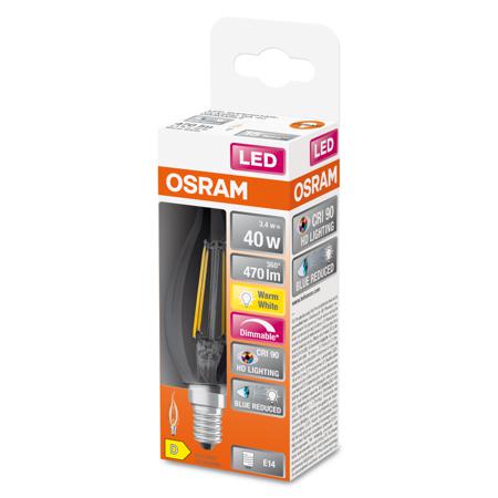 4058075602830 LEDVANCE LED Superstar Plus Classic E14 LED Bulbs 3.4 W(40W), 2700K, Warm White, Mini Candle shape
