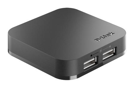 DUB-H4-E 4 Port USB 2.0 USB A USB 2.0 Hub, External Power Adapter Powered, 64 x 64 x 14mm