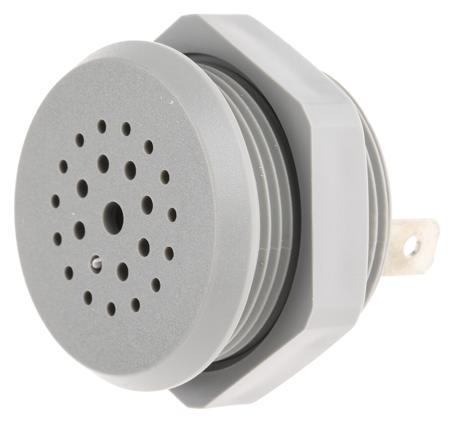 SC235B F2 Sonitron 87dB Panel Mount Continuous Internal Piezo Buzzer, 36.5 x 26mm, 2V dc Min, 35V dc Max