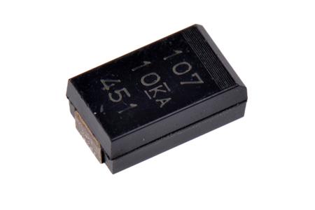 T591D107M010ATE040 KEMET 100μF Surface Mount Polymer Capacitor, 10V dc