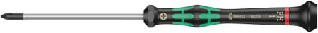 05118024001 Wera Phillips Precision Screwdriver, PH1 Tip, 80 mm Blade