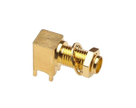 73251-2207 Molex, SMA Right Angle 50Ω PCB Mount SMA Jack, jack, Gold, Solder Termination