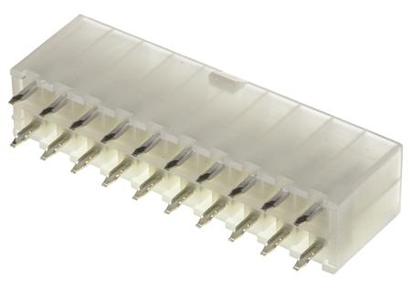 39-28-1203 Molex Mini-Fit Jr 5566, 4.2mm Pitch, 20 Way, 2 Row, Straight PCB Header, Through Hole