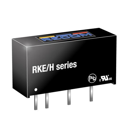 RKE-0505S-H Recom RKE 1W Isolated DC-DC Converter Through Hole, Vin 4.5 → 5.5 V dc, Vout 5V dc