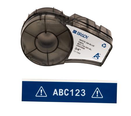 M21-750-595-BL Brady Cable Label Refill Labels, For Use With BMP21 Label Printers, ID PAL Label Printers, LABPAL Label Printers