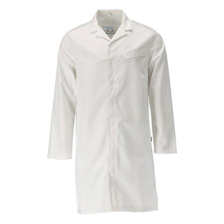 20354-442-06S Mascot Workwear White Men Reusable Lab Coat, S