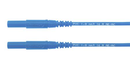 MSFK-A341---1---100---BL safety measuring lead, 1000 V CAT III, 3