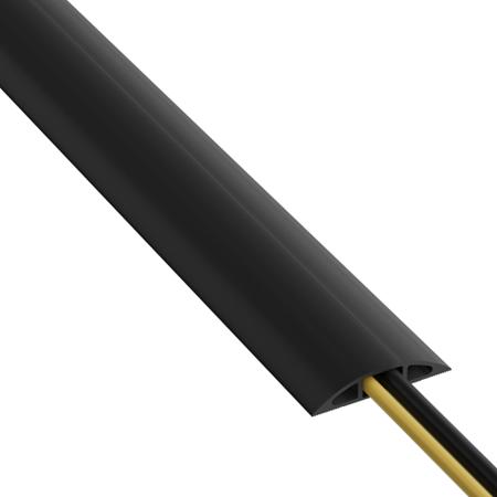 182-3867 RS PRO 1.8m Black Cable Cover in PVC, 17mm Inside dia.