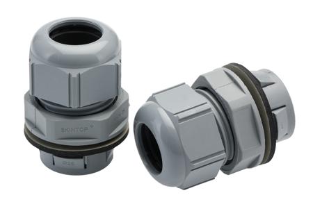 53112878 Lapp SKINTOP Series Grey Polyamide Cable Gland, M25 Thread, 9mm min., 17mm max., IP68