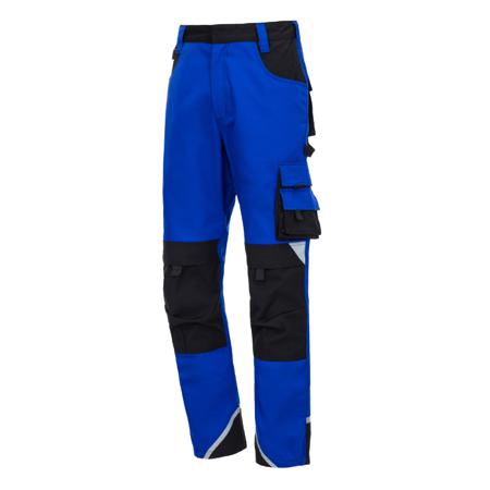7611-22 NITRAS SAFETY 7611 's Black/Royal Blue Trousers Breathable, Lightweight Relaxed, Size 22 35.8 → 39.8in W 78.5cm L