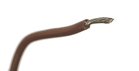 3057 BR001 Alpha Wire Hook-up Wire PVC Series Brown 1.32 mm² Hook Up Wire, 16 AWG, 26/0.25 mm, 305m, PVC Insulation,