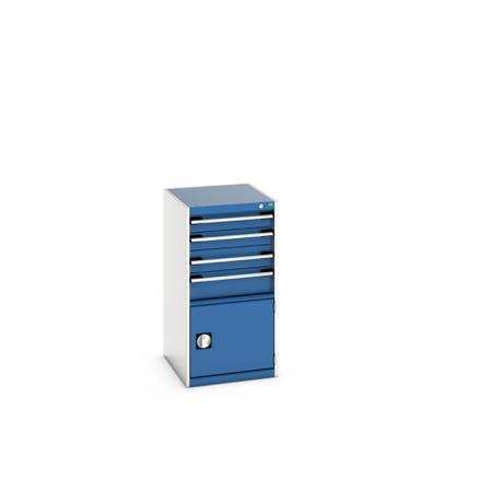 40018055-11V Bott 4 Cabinet, Steel, 1000mm x 650mm x 525mm, Blue