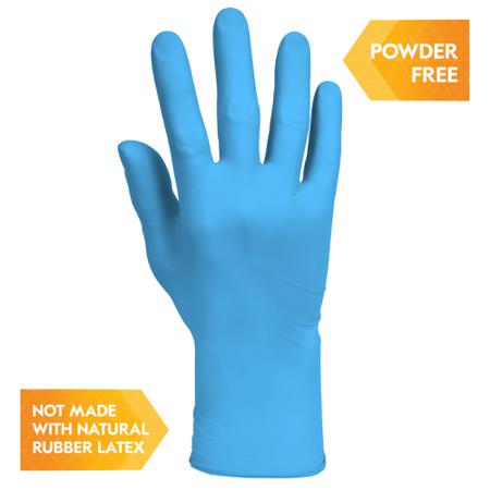 54335 Kimberly Clark G10 Blue Powdered Nitrile Disposable Gloves, Size XL, No, 900 per Pack