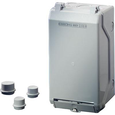 KG 9001 IN HENSEL KG Series Grey Polystyrene Junction Box, IP55, IP66, 95 x 101 x 205mm