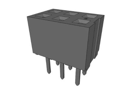 791077002 Molex 79107 Series Vertical Through Hole PCB Header, 6 Contact(s), 2 mm Pitch, 2 Row, Shrouded