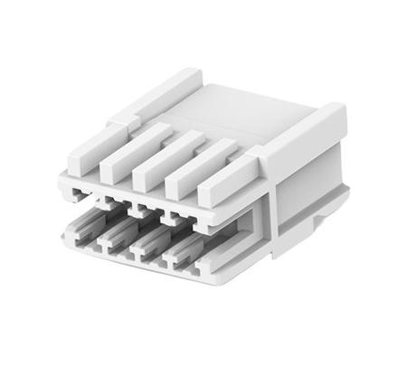1-2391423-4 TE Connectivity 1-2391423 Series Receptacle Edge Connector, Board Mount, 4-Contacts, 2.5mm Pitch, 1-Row, Crimp