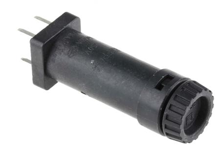 3101.0045 Schurter 10A PCB Mount Fuse Holder for 5 x 20mm Fuse, 250V ac