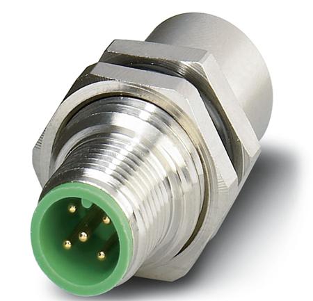 1551671 Phoenix Contact Circular Connector, 5 Contacts, Screw, M12 Connector, Plug, Socket, Male/Female, IP65, IP67, SACC Series