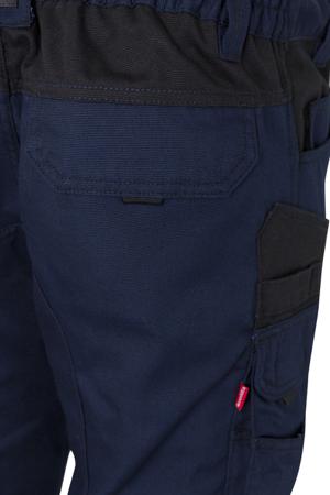 103011B_61-00_3XL Velilla 103011B Black/Navy 35% Cotton, 65% Polyester Trousers 51in, 129cm Waist