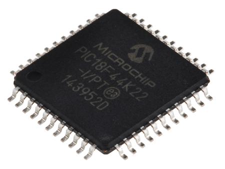 PIC18F44K22-I-PT Microchip PIC18F44K22-I/PT, 8bit PIC Microcontroller, 64MHz, 16 kB Flash, 44-Pin TQFP