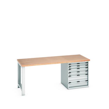 41004115-16V Bott 41004115.16V Sheet Steel Workbench, 840mm x 900mm x 2000mm
