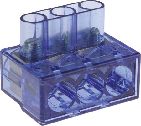 868-0806 RS Pro Non-Fused Terminal Block, 3 Way/Pole, Screw Terminals, 35 mm² Panel Mount, PC, 750 V