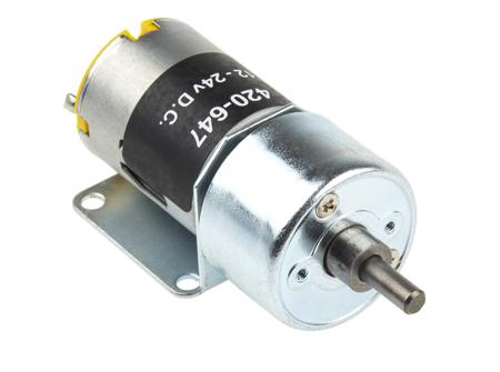 420-647 RS PRO Brushed Geared DC Geared Motor, 1.31 W, 12 V dc, 15 Ncm, 6 rpm, 4mm Shaft Diameter