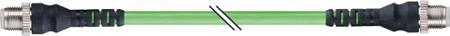 X67CA0E61.0350 B&R Male 4 way M12 to Male 4 way M12 Industrial Automation Cable Assembly, 35 m