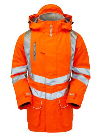 PR502-4XL PULSAR PR502 Orange Unisex Hi Vis Fleece Jacket, 4XL