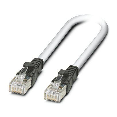 2832276 Phoenix ContactFL, 1m Cat5, White RJ45 to RJ45, SF/UTP Shielded, Terminated Polyurethane Sheath