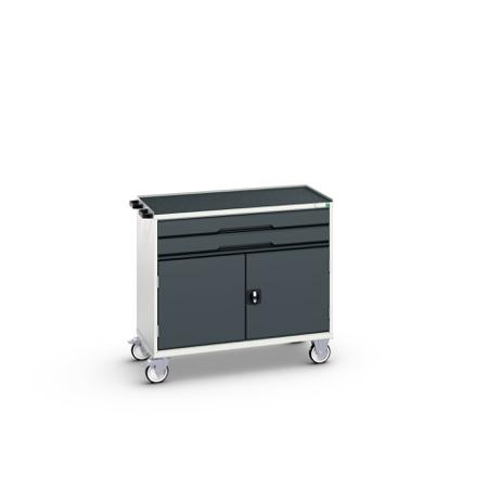 16927061.19 Bott 2 Door, 2 Drawer Sheet Steel Floor Standing Cabinet, 1050 x 550 x 965mm