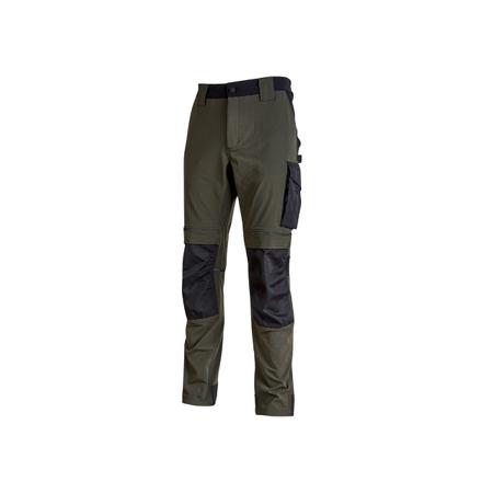 WPE145DG-3XL UPower Performance 's Green Trousers Water Repellent 41 → 44in W 35in L