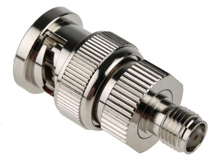 878-2371 Straight 50Ω RF Adapter SMA Socket to BNC Plug 4GHz