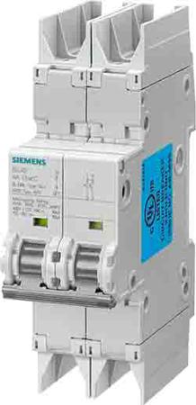 5SJ4210-7HG42 Siemens SENTRON 5SJ4 MCB, 2P, 10A Curve C, 400V AC, 60V DC, 10 kA Breaking Capacity
