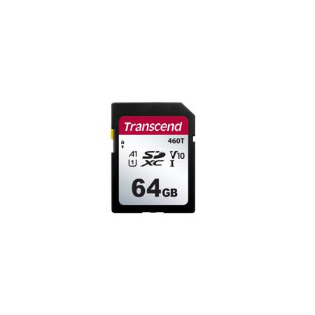 TS64GSDC460T Transcend 64 GB Industrial SDXC SD Card, V30