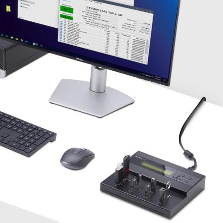 USBDUPE17 Startech 7 port USB Duplicator, Eraser, Hard Drive Dock Duplicator