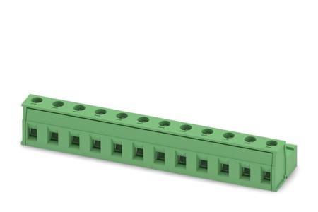 1828906 Phoenix Contact, 7.62mm Pitch, GIC 2.5/12-ST-7.62, 12 Way, , Pluggable Terminal Block, Inverted Plug, Cable Mount,
