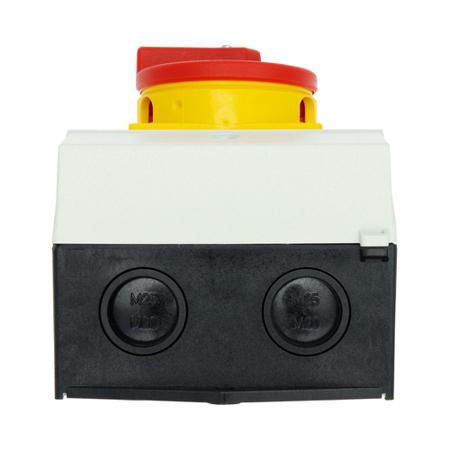 182415-P1-25-I2H-MBS-SVB-HI11 Eaton 3 Pole Non-Fused Switch Disconnector - 25A Maximum Current, 11kW Power Rating, IP65