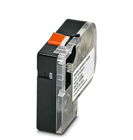 0803956 Phoenix Contact MM-EMLF Black on Orange Label Printer Tape, 8m Label Length