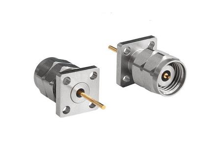 RF292A4PCCA Bulgin Male/Female Flange Mount Circular Coaxial Connector, Plug In Termination, Straight Body
