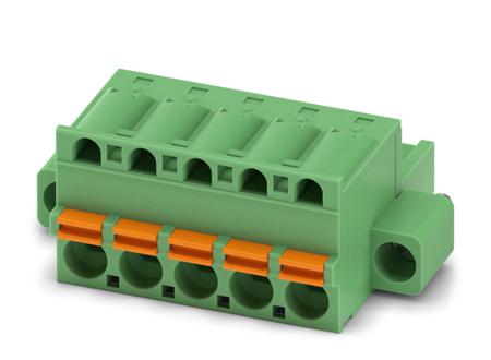 1873236 Phoenix Contact, 5.08mm Pitch, FKC 2.5/ 5-STF-5.08, 5 Way, , Pluggable Terminal Block, Plug, Panel Mount, Screw