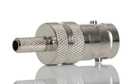 246-9468 RS PRO, jack Cable Mount BNC Connector, 50Ω, Crimp Termination, Straight Body