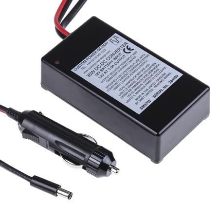 SM3752 Custom Power Design Laptop Car Charger, 12V dc Input, 12V dc Output Plug In, 3A