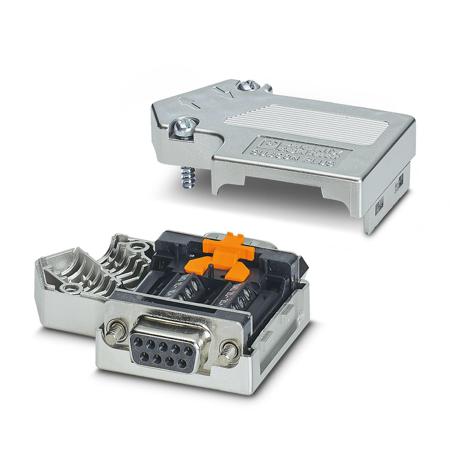 2708119 Phoenix Contact SUBCON-PLUS-CAN/PG 9 Way Cable Mount D-sub Connector Male/Female, 2.77mm Pitch
