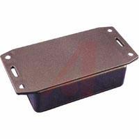 1591MF2SBK ENCLOSURE, POLYSTYRENE, FLANGE, BLACK, 3.3 X 2.2 X .8