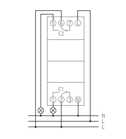 43-04-0001-1 2 Channel Digital DIN Rail Time Switch Measures Days, Hours, Minutes, Seconds, 110 → 230 V ac