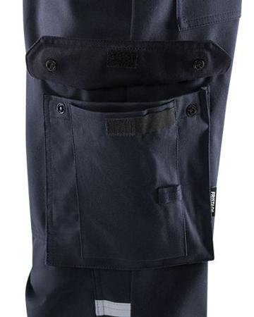 121355-171-306 Fristads 12176 ATHS Men's Trousers Navy, Yellow 108 cm Waist 80cm Leg