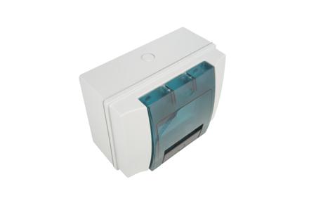 1SL1200A00--65P04X12 ABB 4 Way Plastic Consumer Unit, 63A, IP65 Mistral65