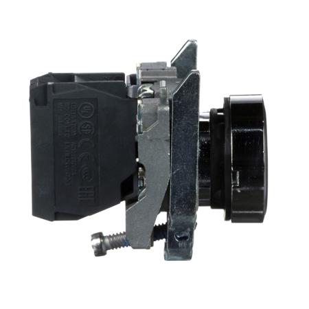 XB4BA21 Schneider Electric Harmony XB4 Black Push Button NO Spring Return